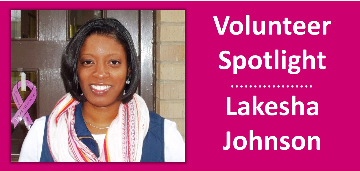 2015 January - Volunteer Spotlight - Lakesha Johnson