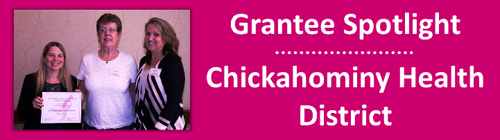 2016 October - Grantee Spotlight - Chickahominy Health Distr