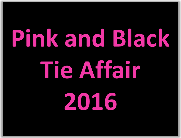 2016 Pink and Black Tie Affair for newsletter