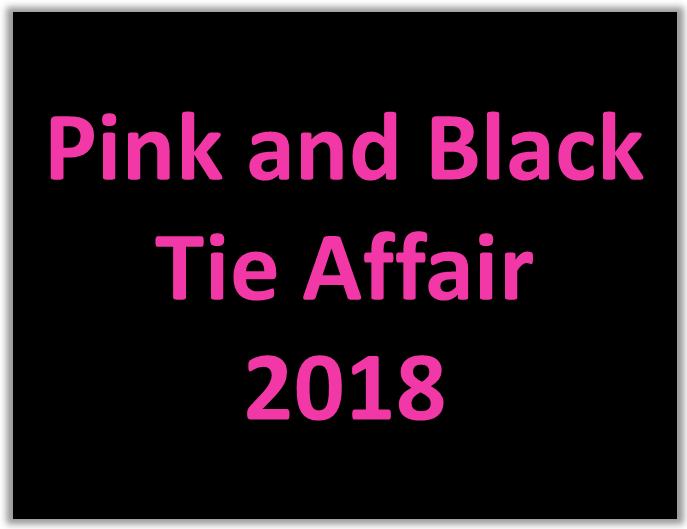 2018 pink &amp; black tie affair