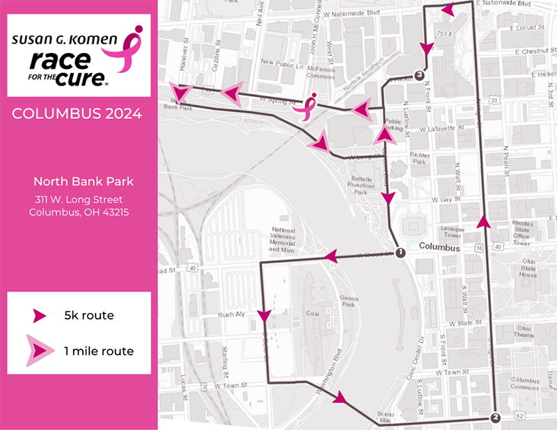 Susan G. Komen® 2024 Komen Columbus Race for the Cure Event Information