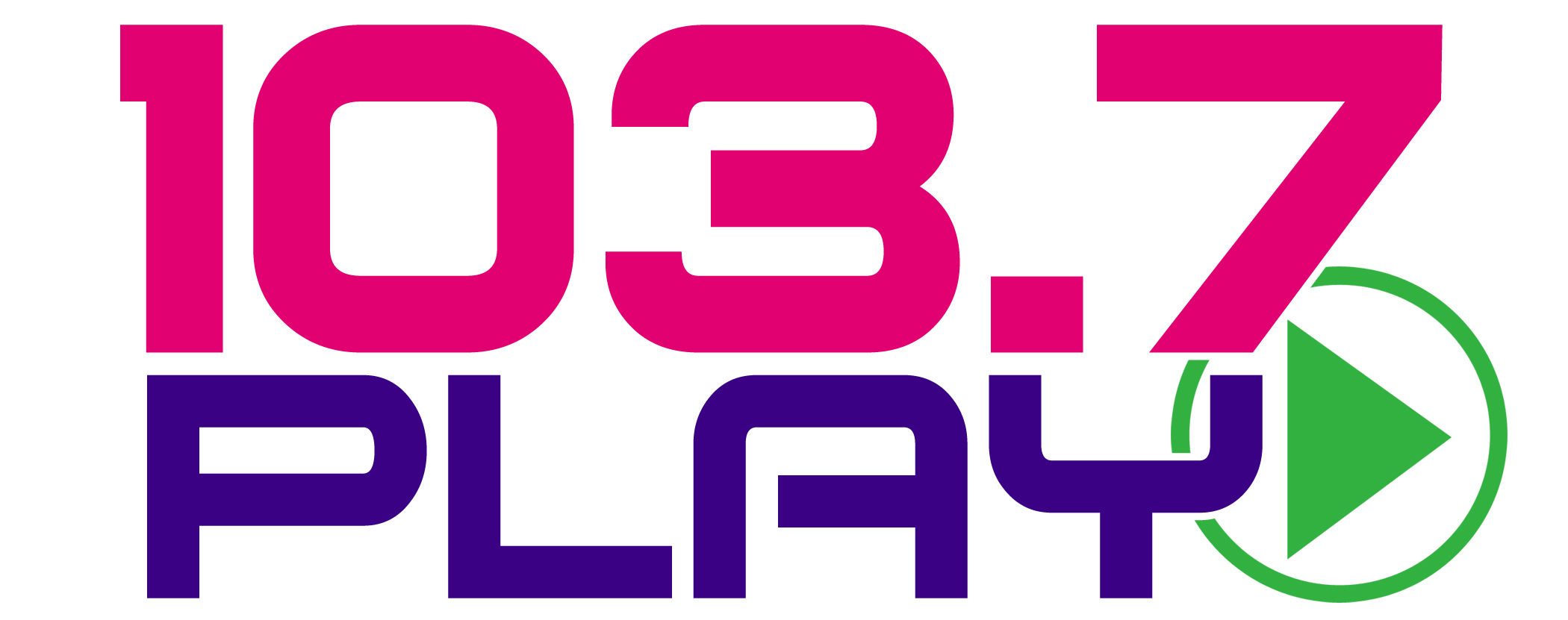 103.7 Play logo
