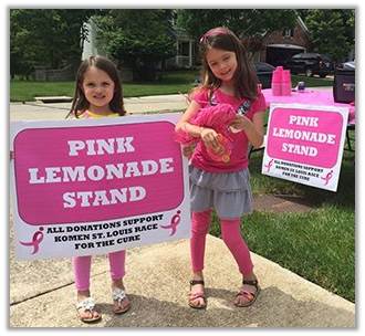 DIY lemonade stand