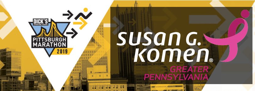 pittsburgh marathon 2019 - run for a reason - team komen