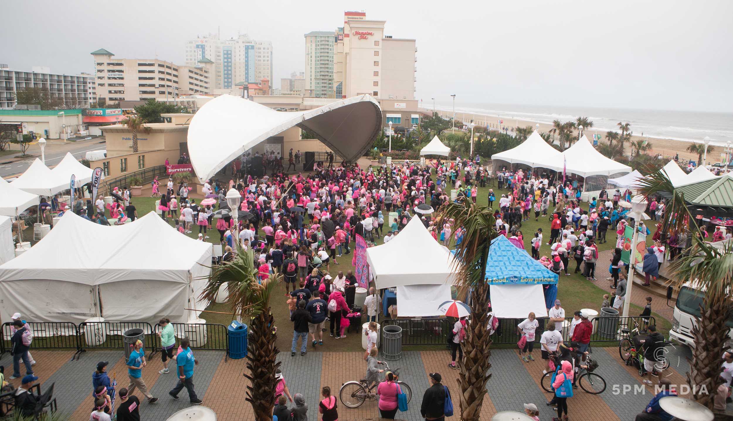 Overhead Race for the Cure 2017