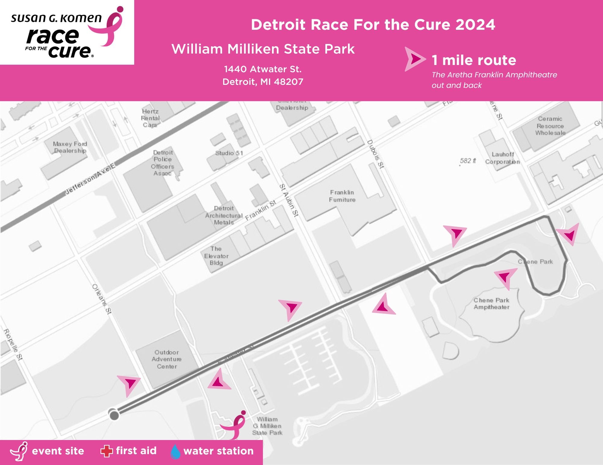 Susan G Komen 2024 Komen Detroit Race For The Cure Event Information