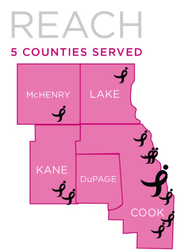 5 County Map