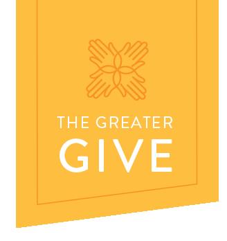 the Greater Give banner