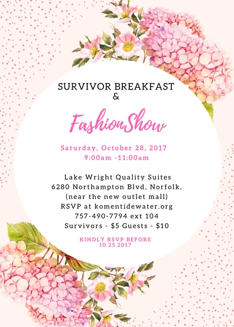 2107 survivor breakfast invitation