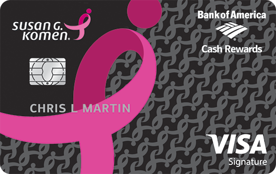 Bank of America Pink Ribbon Credit Card