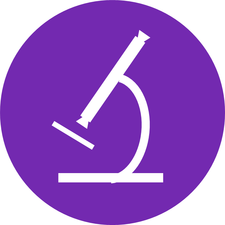 research purple circle