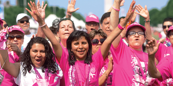 Race crowd survivors