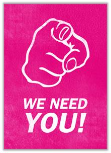 we need you