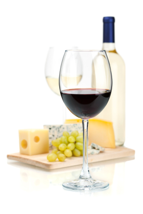 wine and cheese