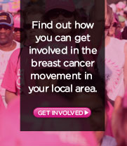 Find our how you can get involved in the breast cancer movement in your local area.